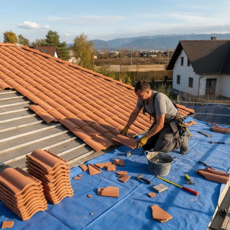 House Roof Repair detail